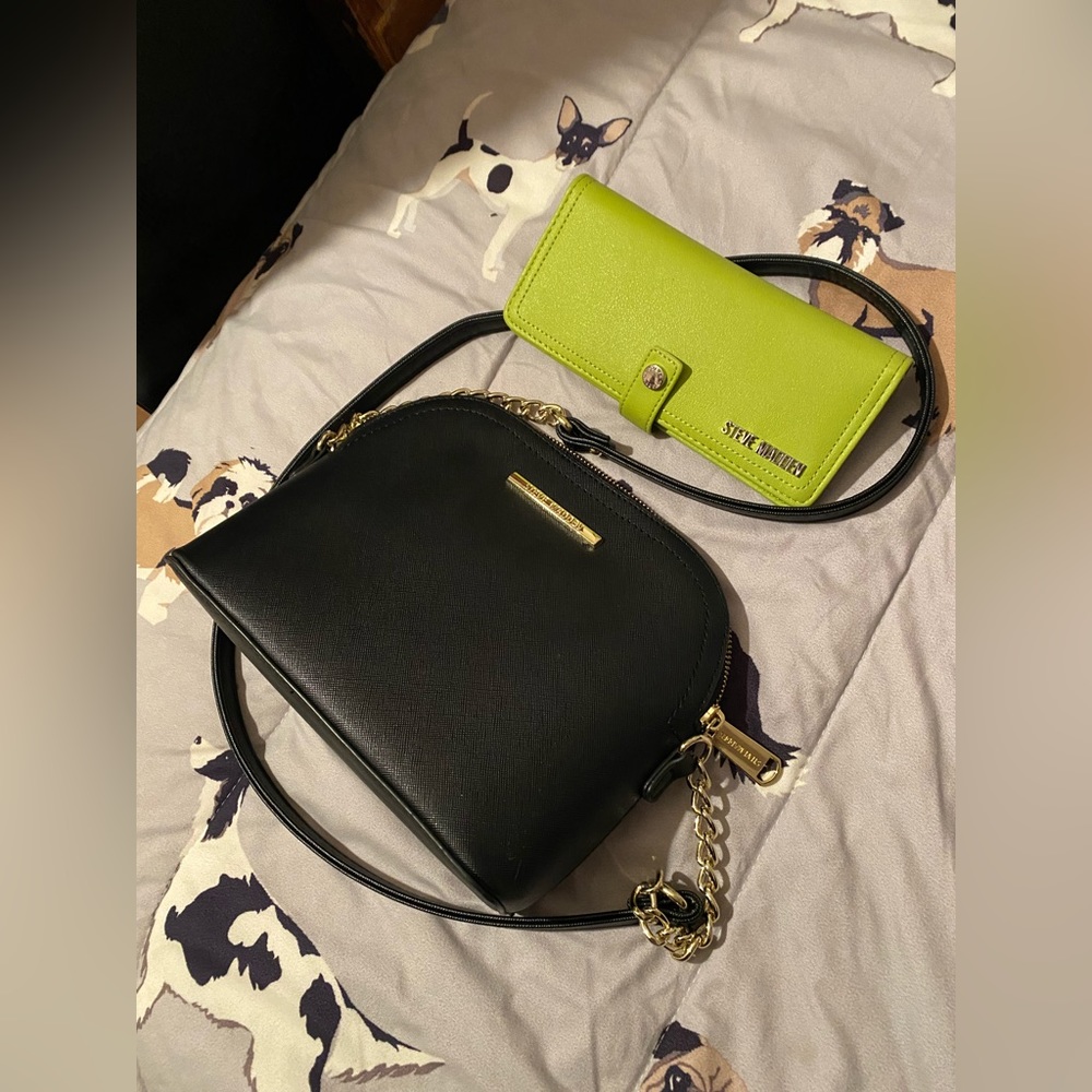Steve Madden Crossbody Bag w/ Matching Wallet